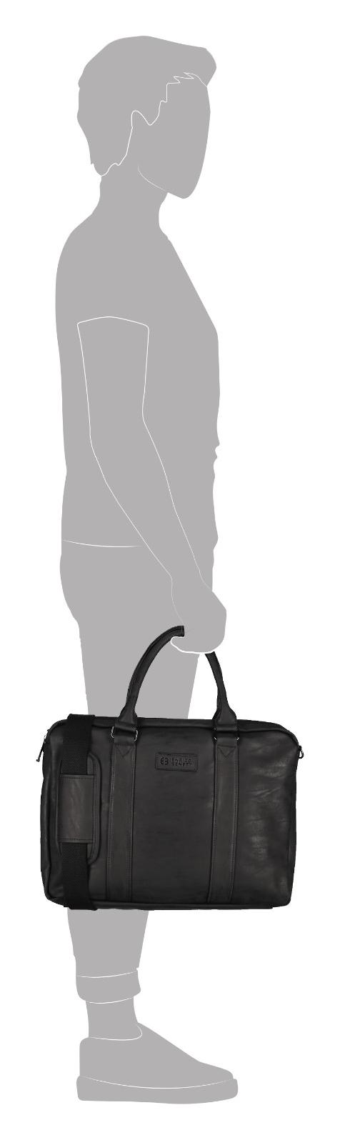 Enrico Benetti Rotterdam 15" Notebook Bag Black - Obrázek 6