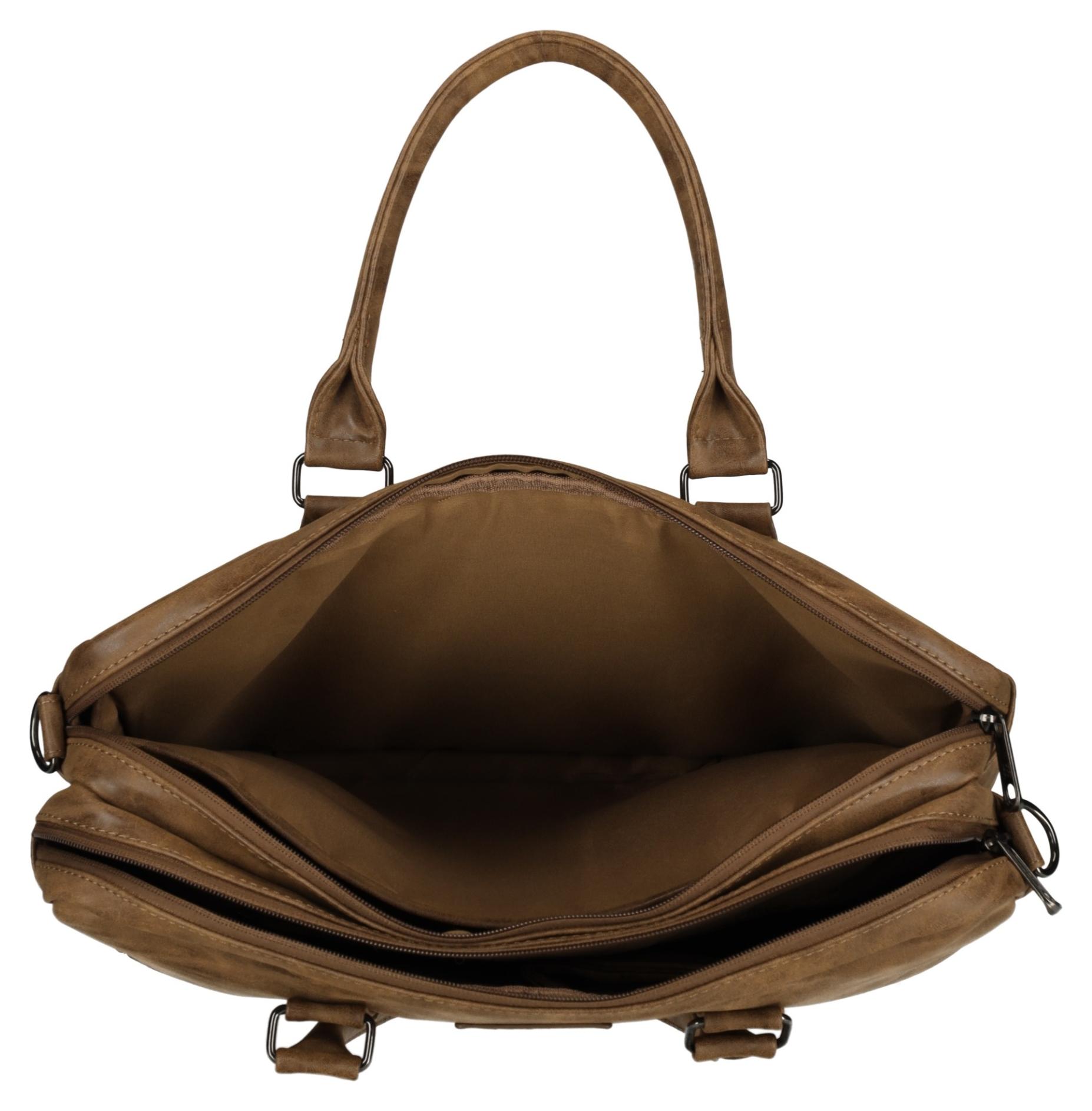 Pánská taška na notebook Enrico Benetti Rotterdam 15" Notebook Bag Camel - Obrázek 5