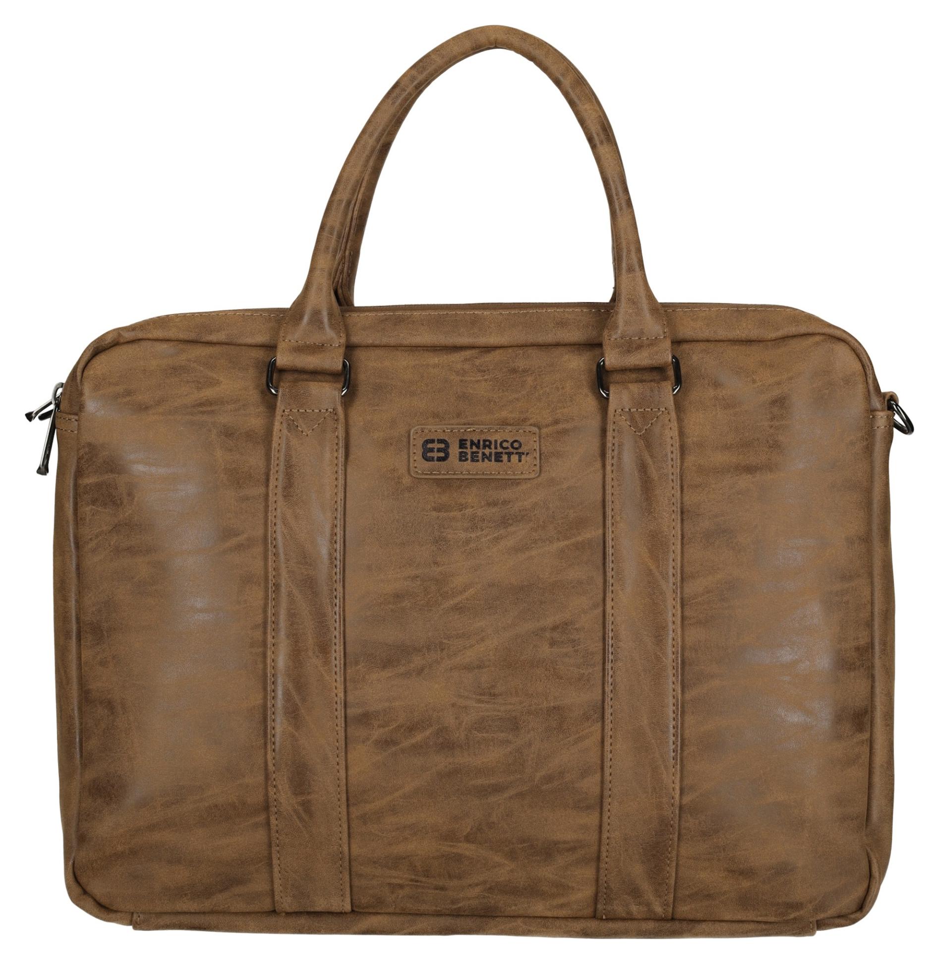 Pánská taška na notebook Enrico Benetti Rotterdam 15" Notebook Bag Camel - Obrázek 3