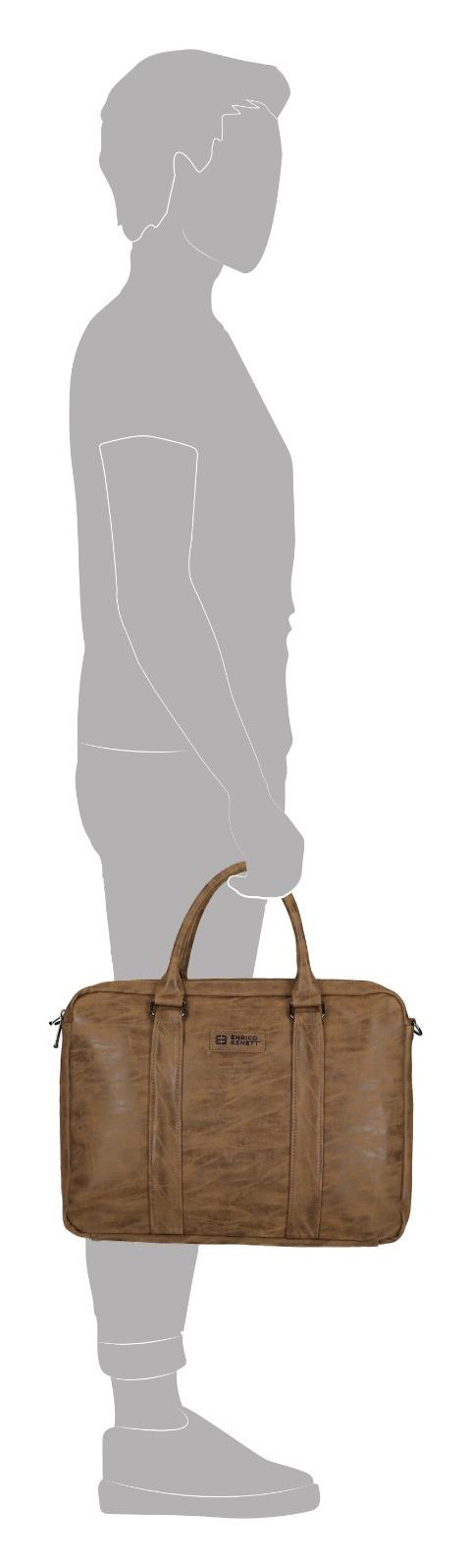 Pánská taška na notebook Enrico Benetti Rotterdam 15" Notebook Bag Camel - Obrázek 6