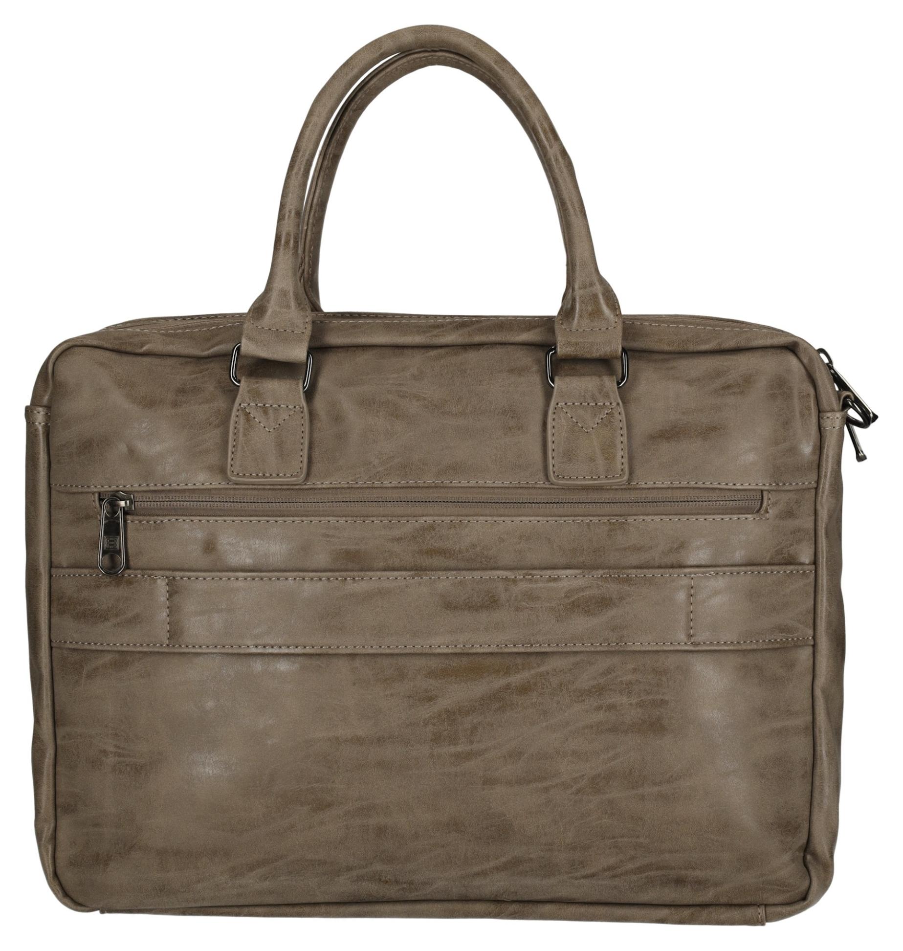 Pánská taška na notebook Enrico Benetti Rotterdam 15" Notebook Bag Medium Taupe (obrázek 4)