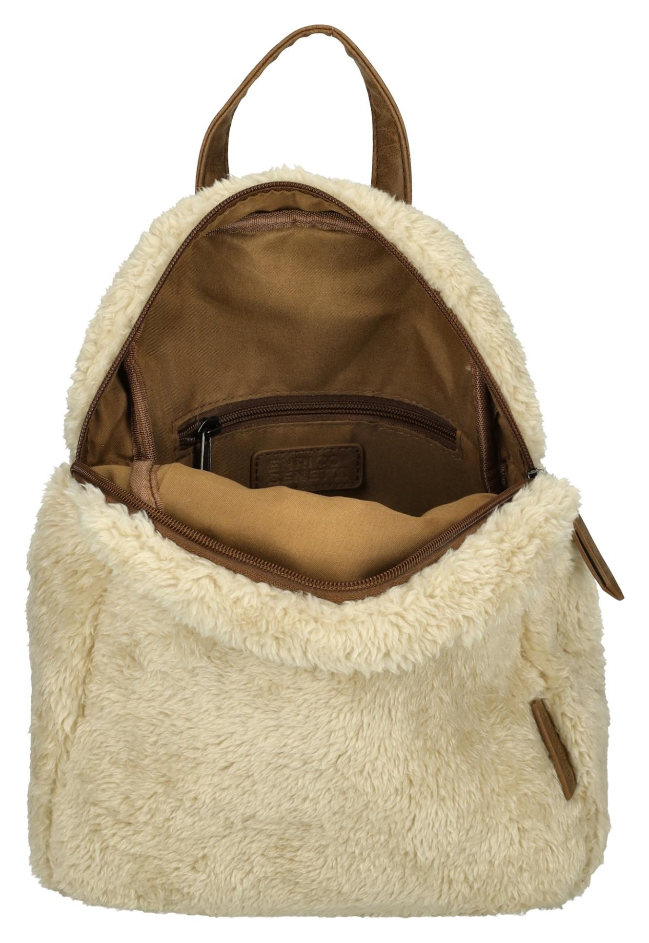 Elegantní dámský batoh do města Enrico Benetti Teddy Backpack Off-White (obrázek 4)