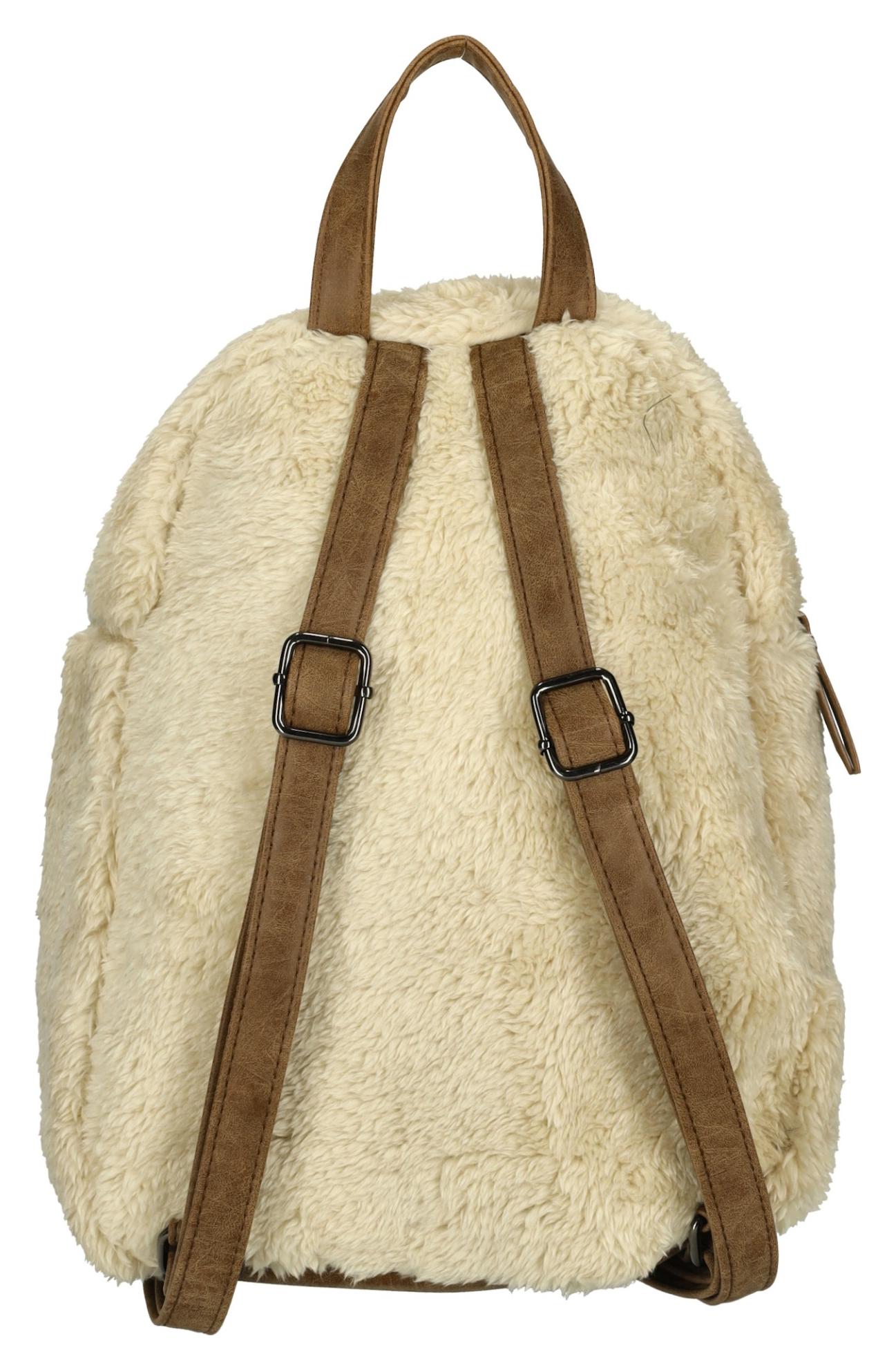 Elegantní dámský batoh do města Enrico Benetti Teddy Backpack Off-White (obrázek 3)