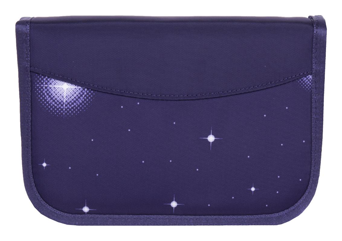 Penál do školy Ergobag Pencil Case Galaxy Purple