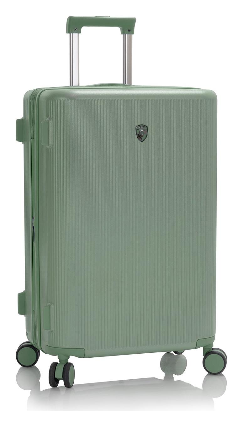 Střední skořepinový kufr Heys Earth Tones M Moss