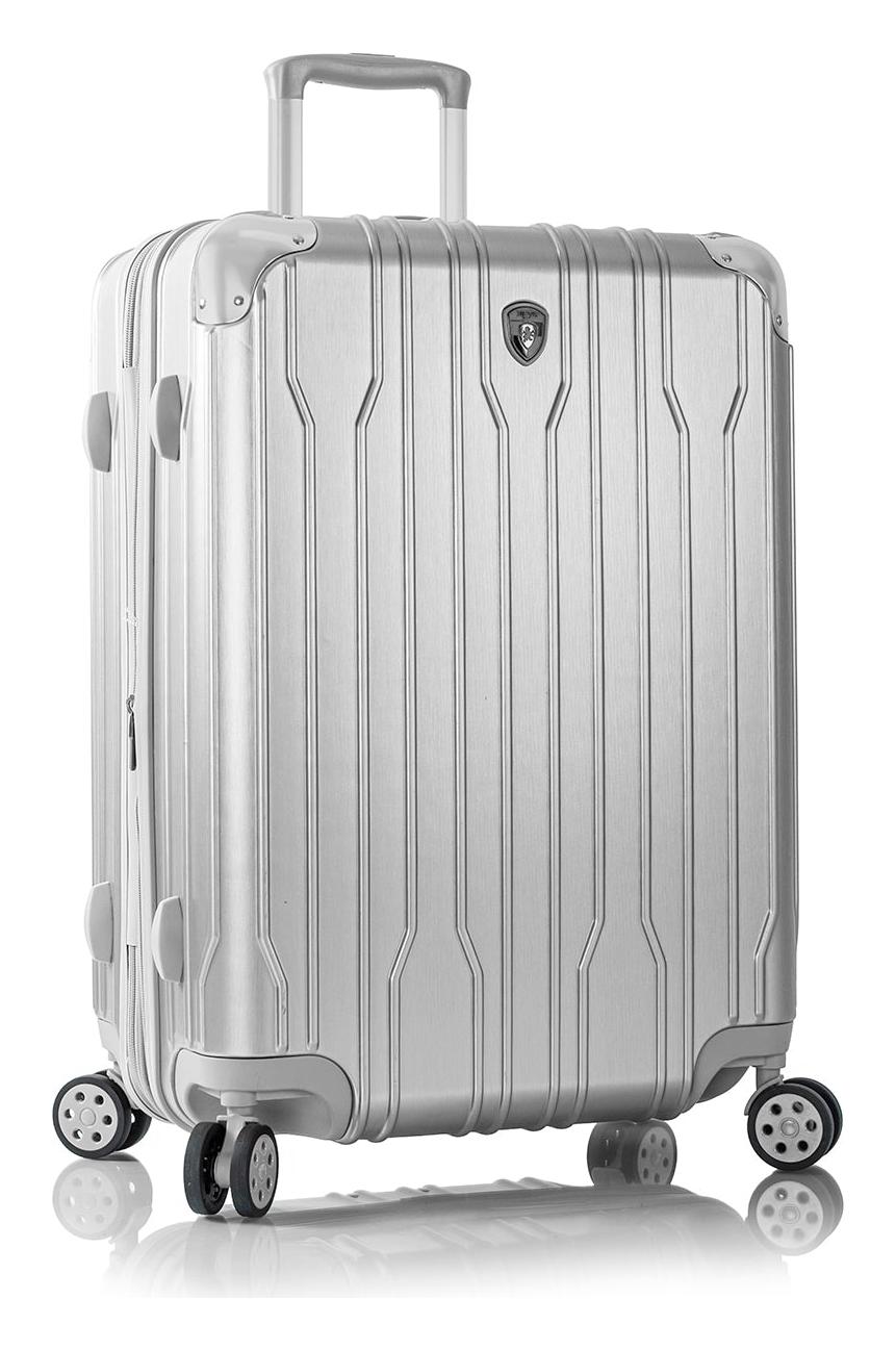 Střední cestovní kufr na kolečkách Heys Xtrak M Silver