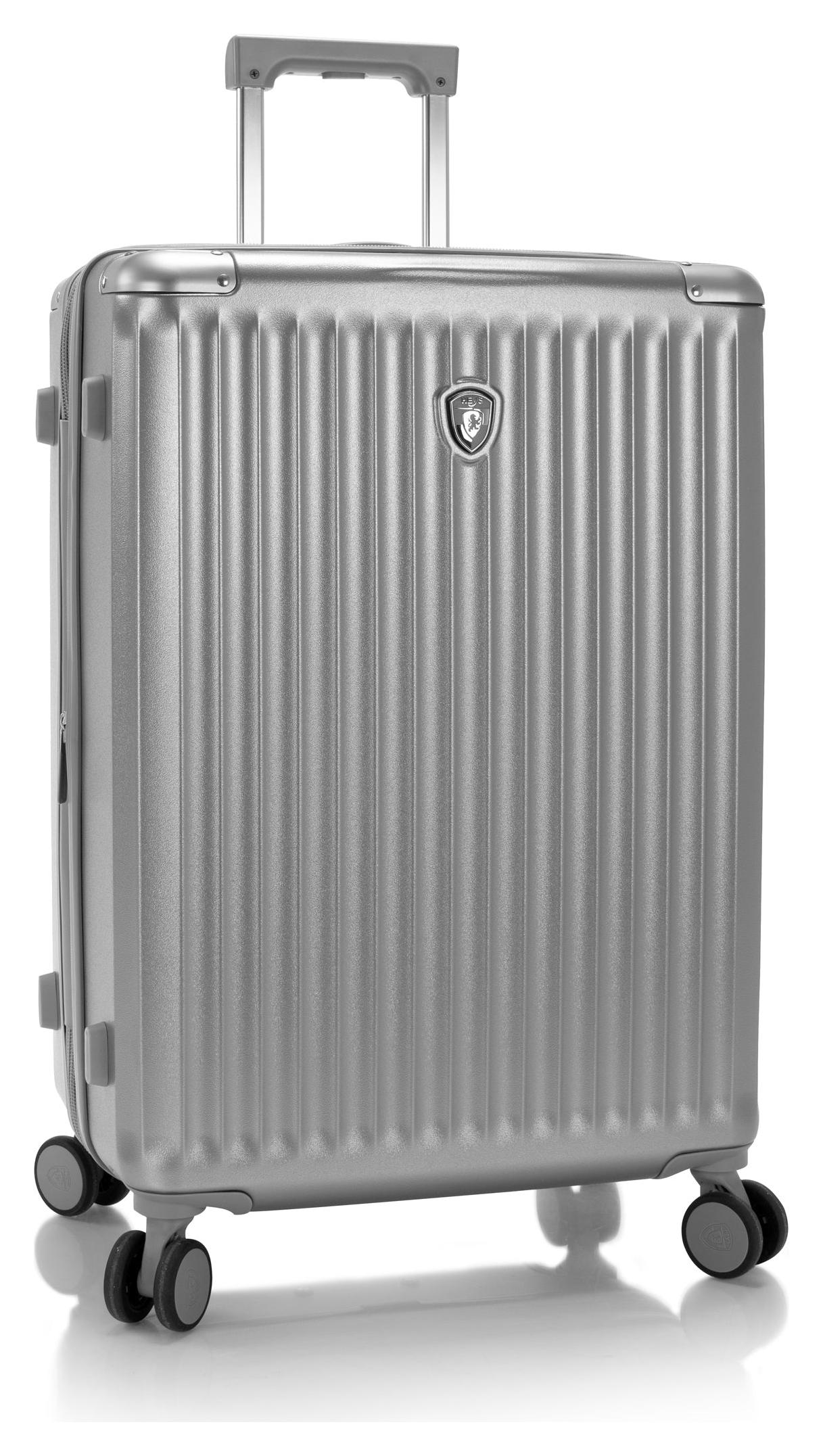 Střední cestovní kufr na kolečkách Heys Luxe M Silver