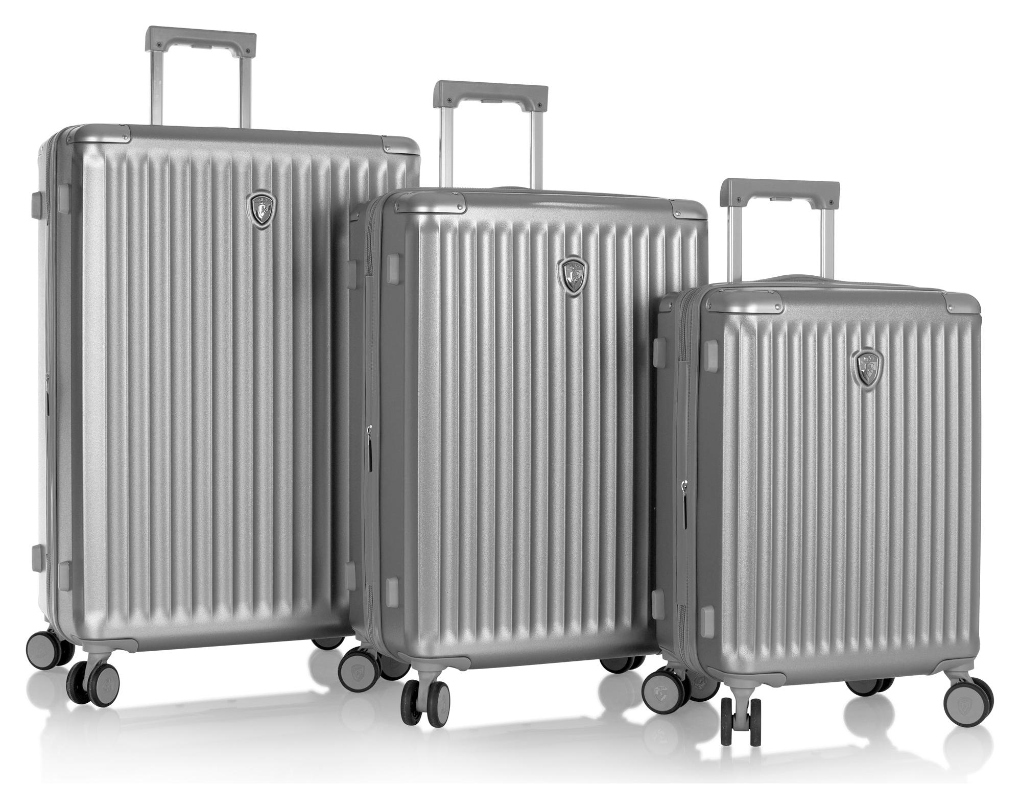 Sada cestovních kufrů Heys Luxe S,M,L Silver
