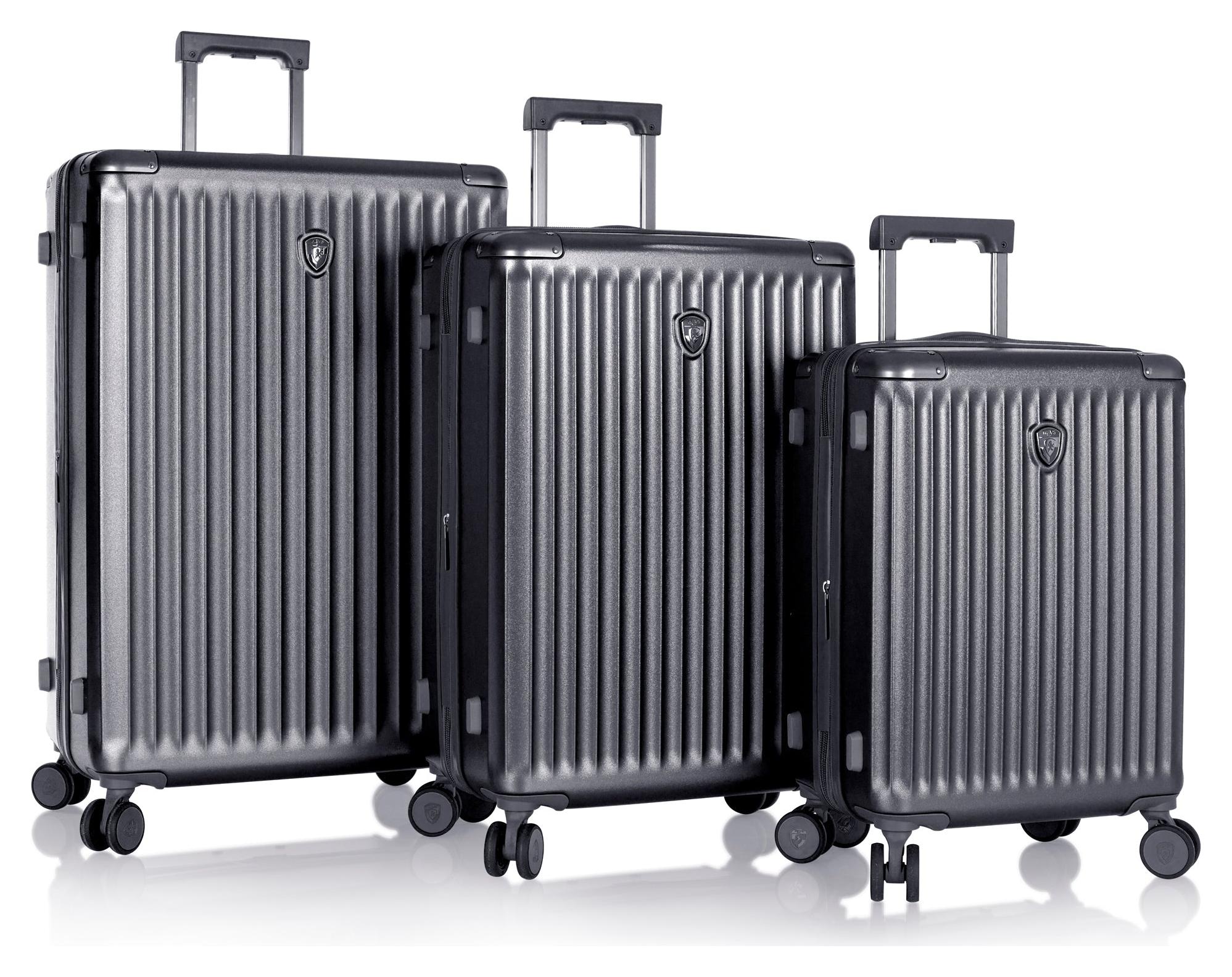 Sada cestovních kufrů Heys Luxe S,M,L Gunmetal