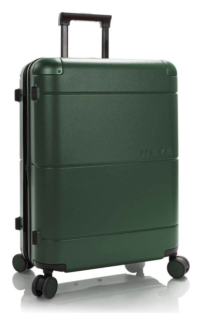 Střední skořepinový kufr na kolečkách Heys Zen M Green