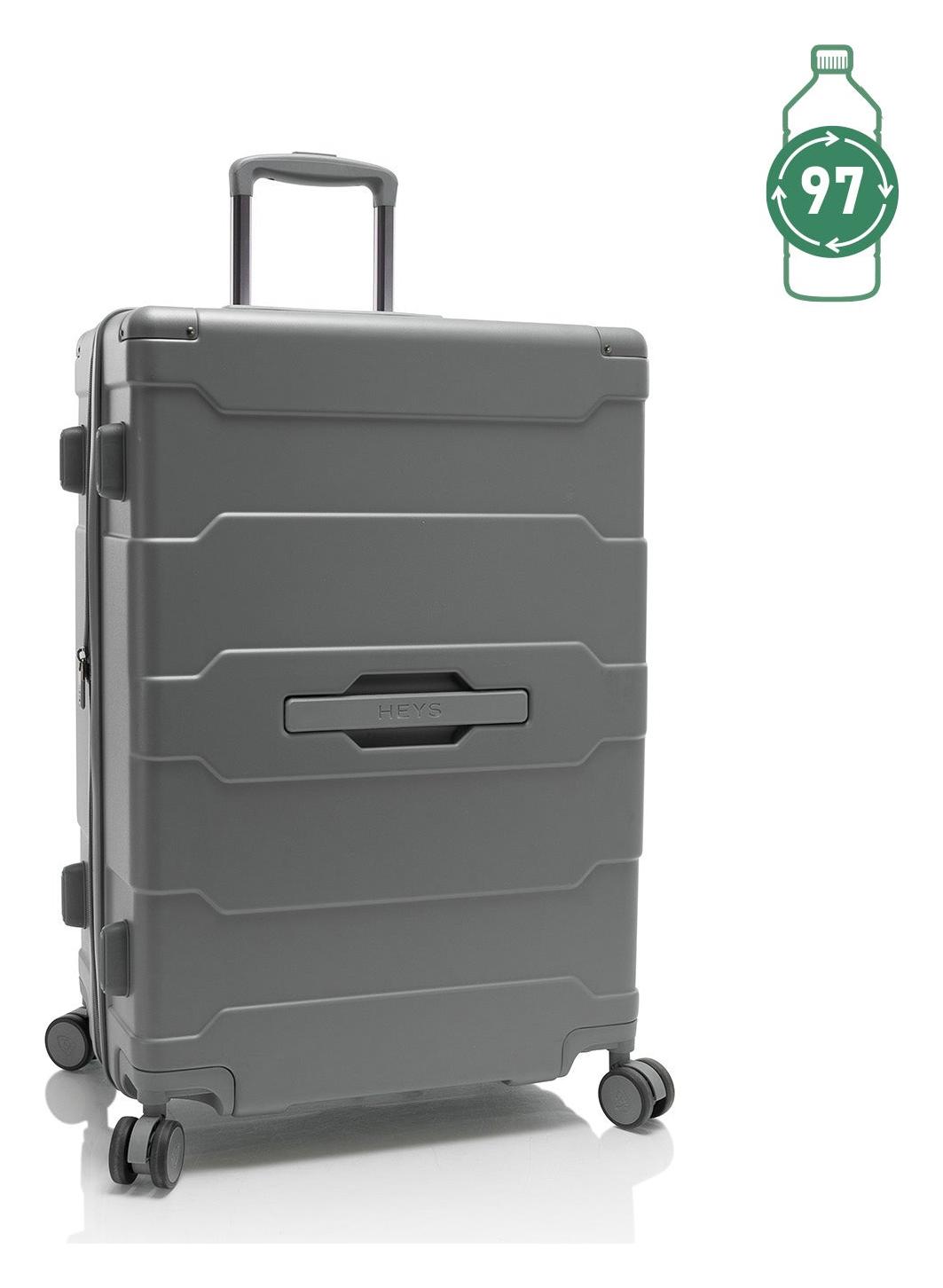 Střední cestovní kufr na kolečkách Heys ReNew M Charcoal