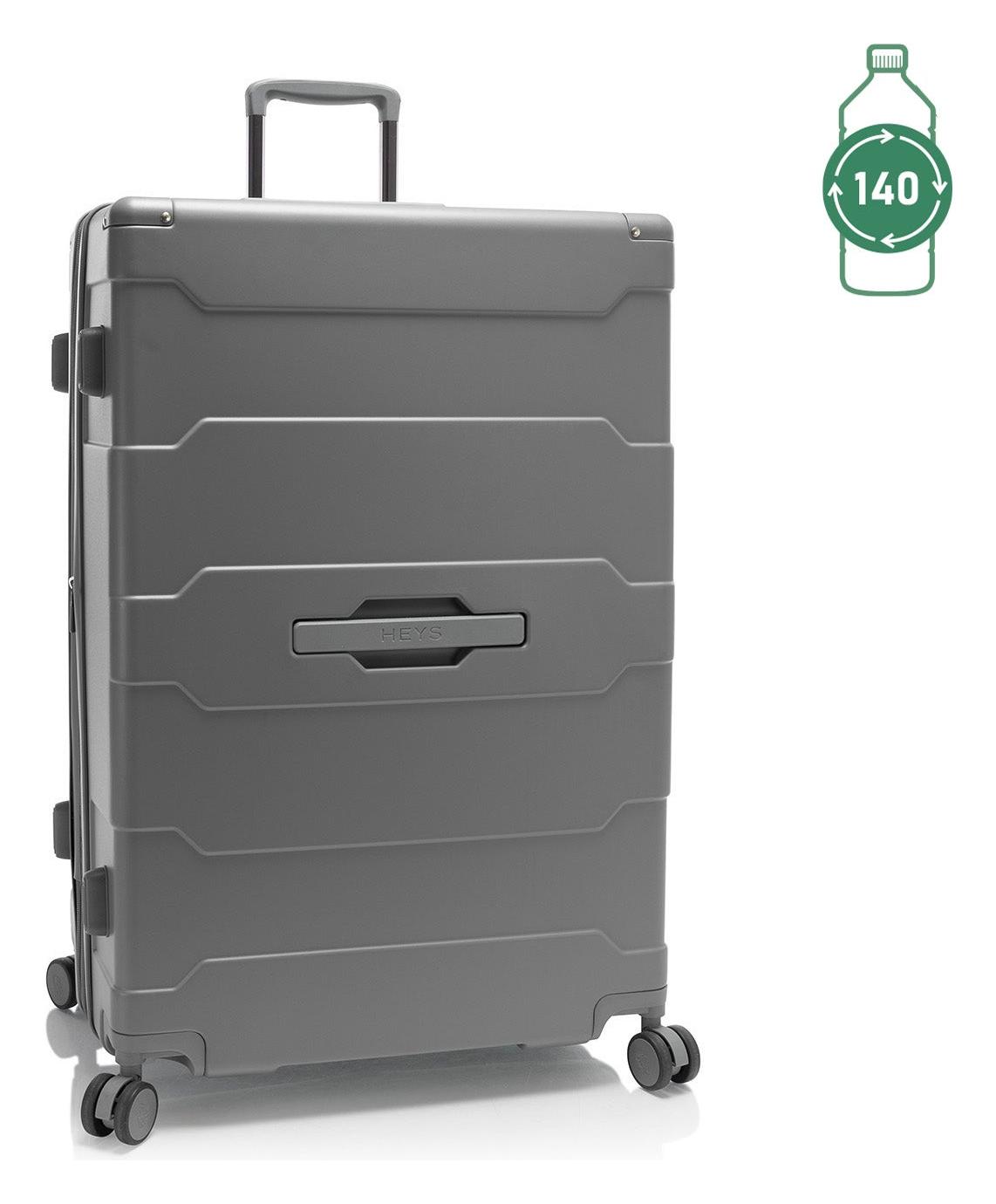 Velký cestovní kufr na kolečkách Heys ReNew L Charcoal