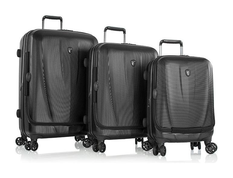 Heys Vantage Smart Luggage S,M,L Black – sada 3 kufrů