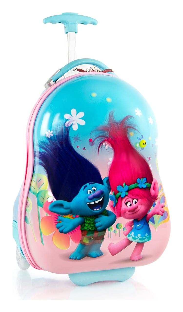 Dětský kufr Heys Kids Trolls Turquoise