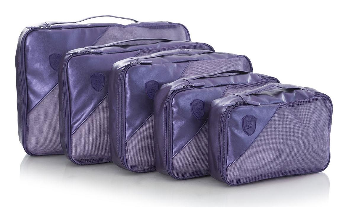 Cestovní organizéry Heys Metallic Packing Cube 5pc Navy