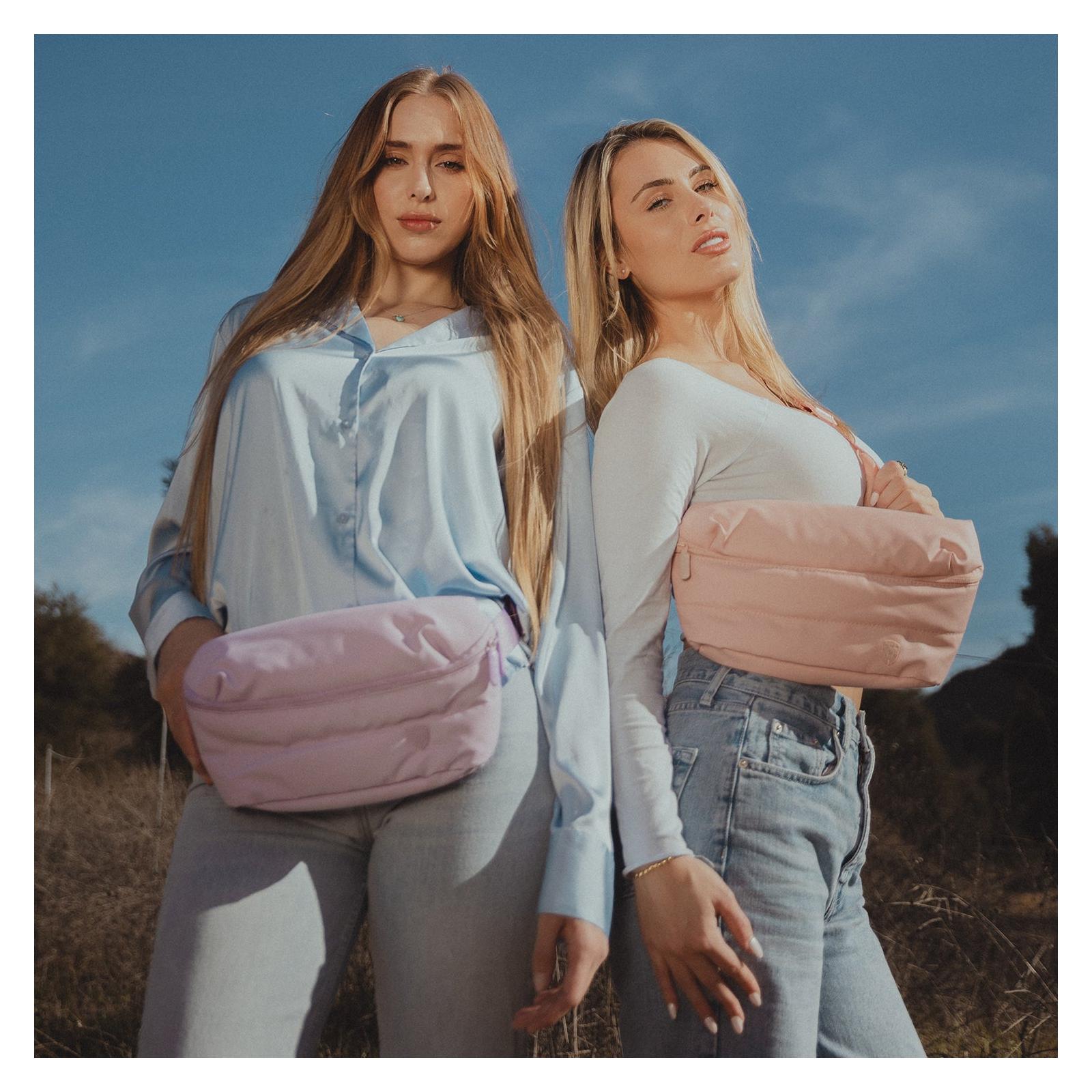 Dámská ledvinka Heys Puffer Mini Waist Bag Rose