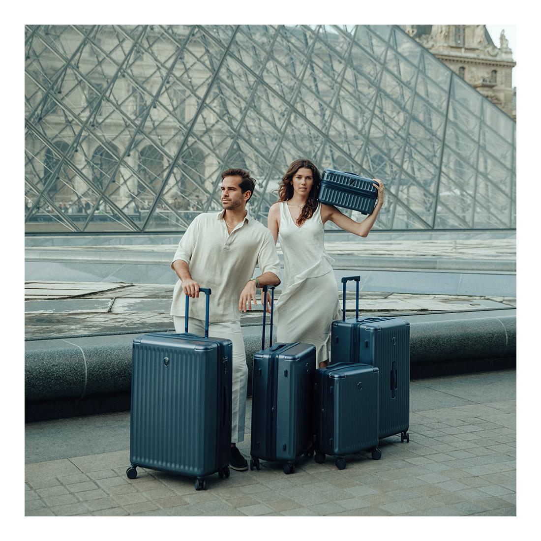 Sada cestovních kufrů Heys Luxe S,M,L Silver