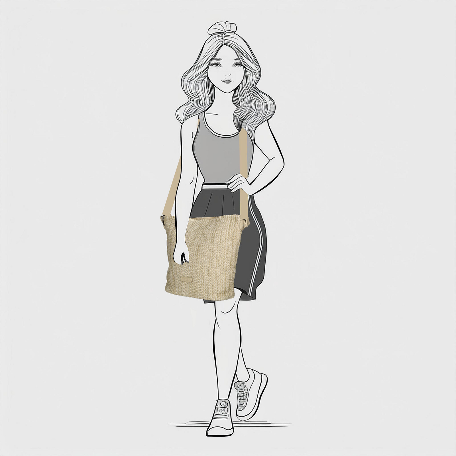 Dámská taška Enrico Benetti Summer 66773 Nature