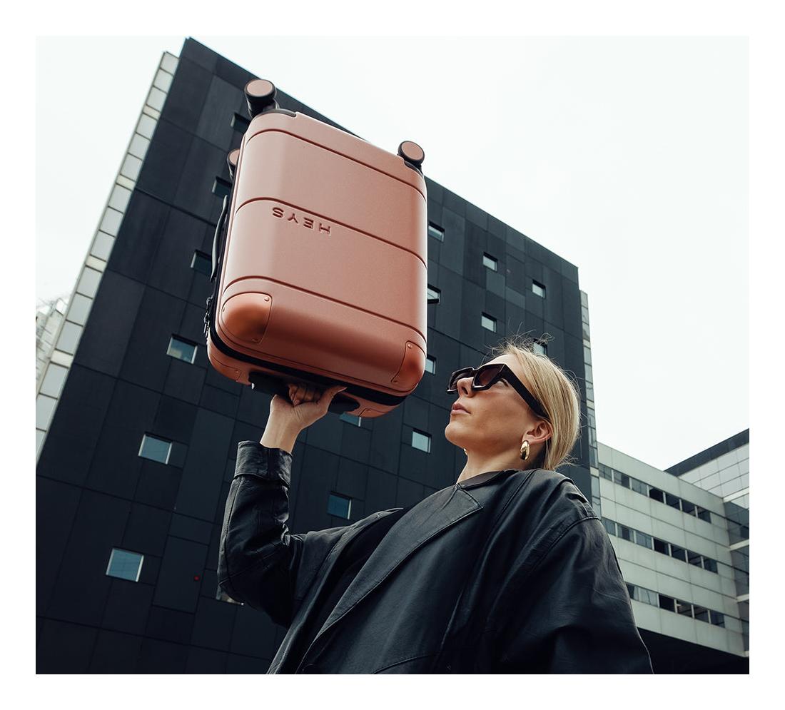 Kufr do letadla Heys Zen S Burgundy