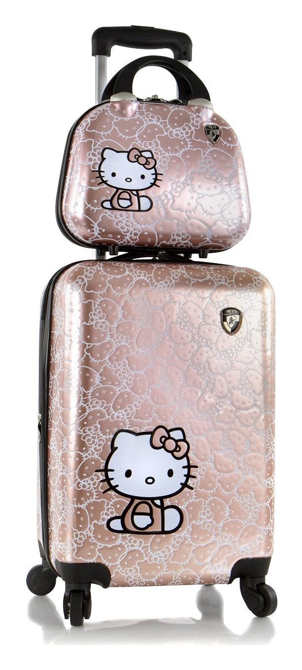 Dětský kufr Heys Kids Hello Kitty Metallic – set of 2 pcs