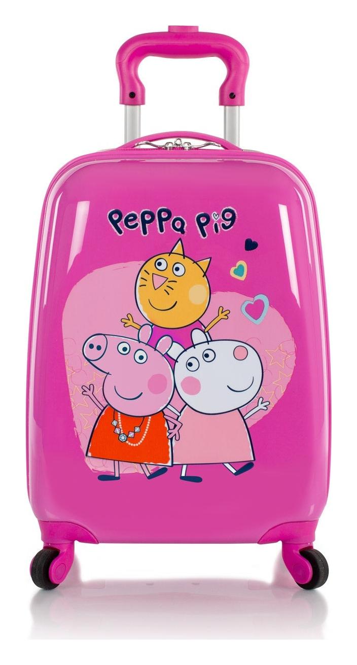 Dětský kufřík na kolečkách Heys Kids Peppa Pig 4w Pink