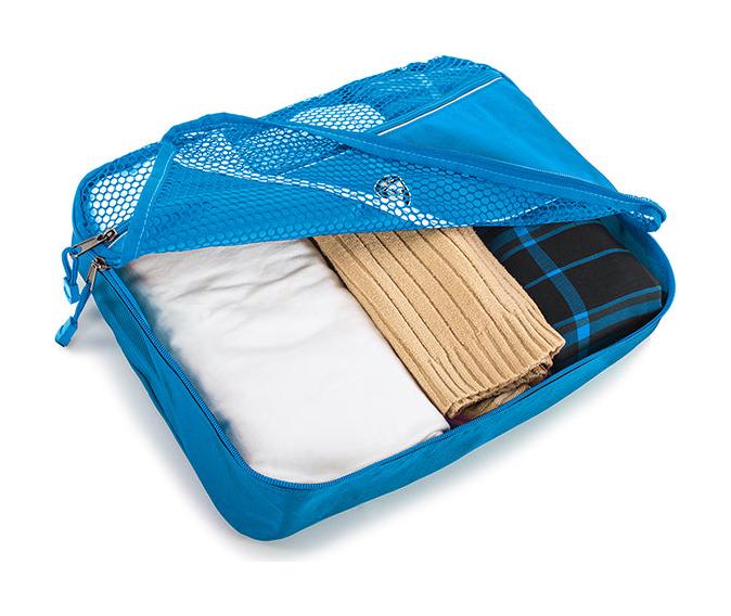 Cestovní organizéry Heys Eco Packing Cube 5pc Set II Blue