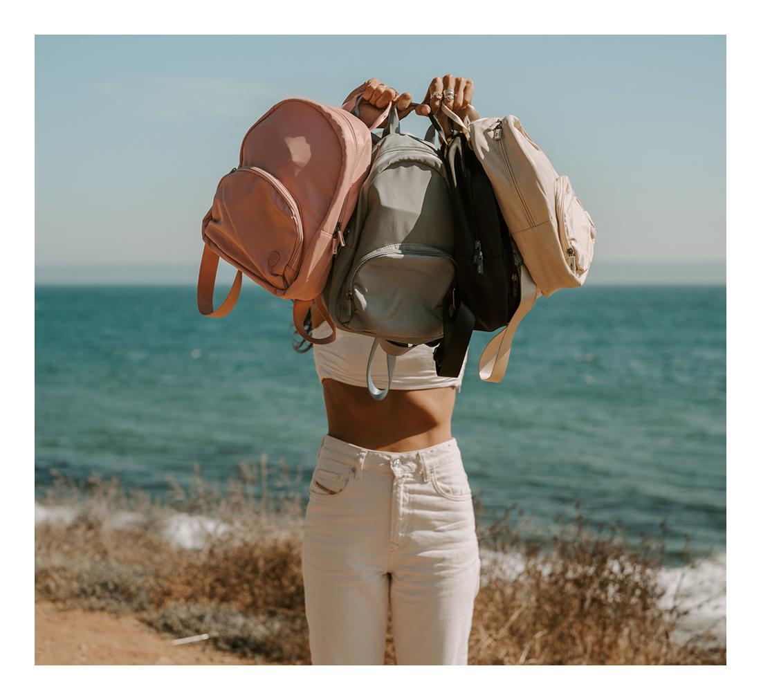 Elegantní dámský batoh do města Heys Basic Backpack Dusty Pink