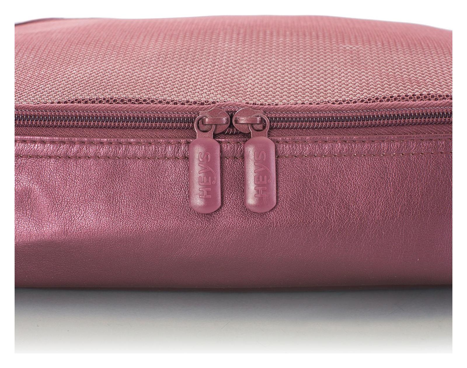 Cestovní organizéry Heys Metallic Packing Cube 5pc Burgundy