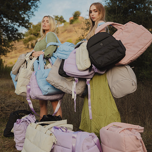 Dámská cestovní taška Heys Puffer Duffel Off White