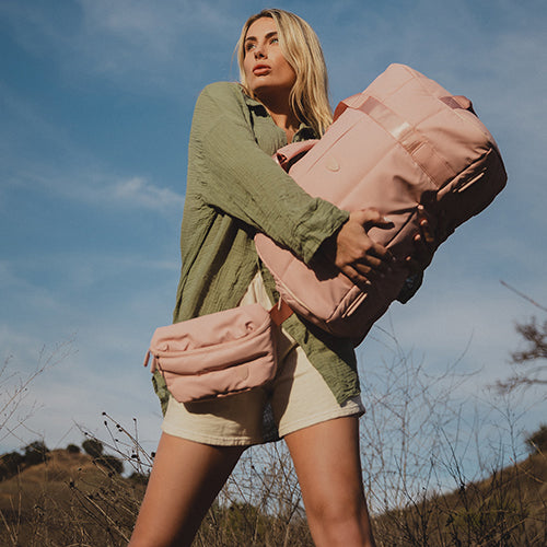 Dámská cestovní taška Heys Puffer Duffel Bag Sage Green