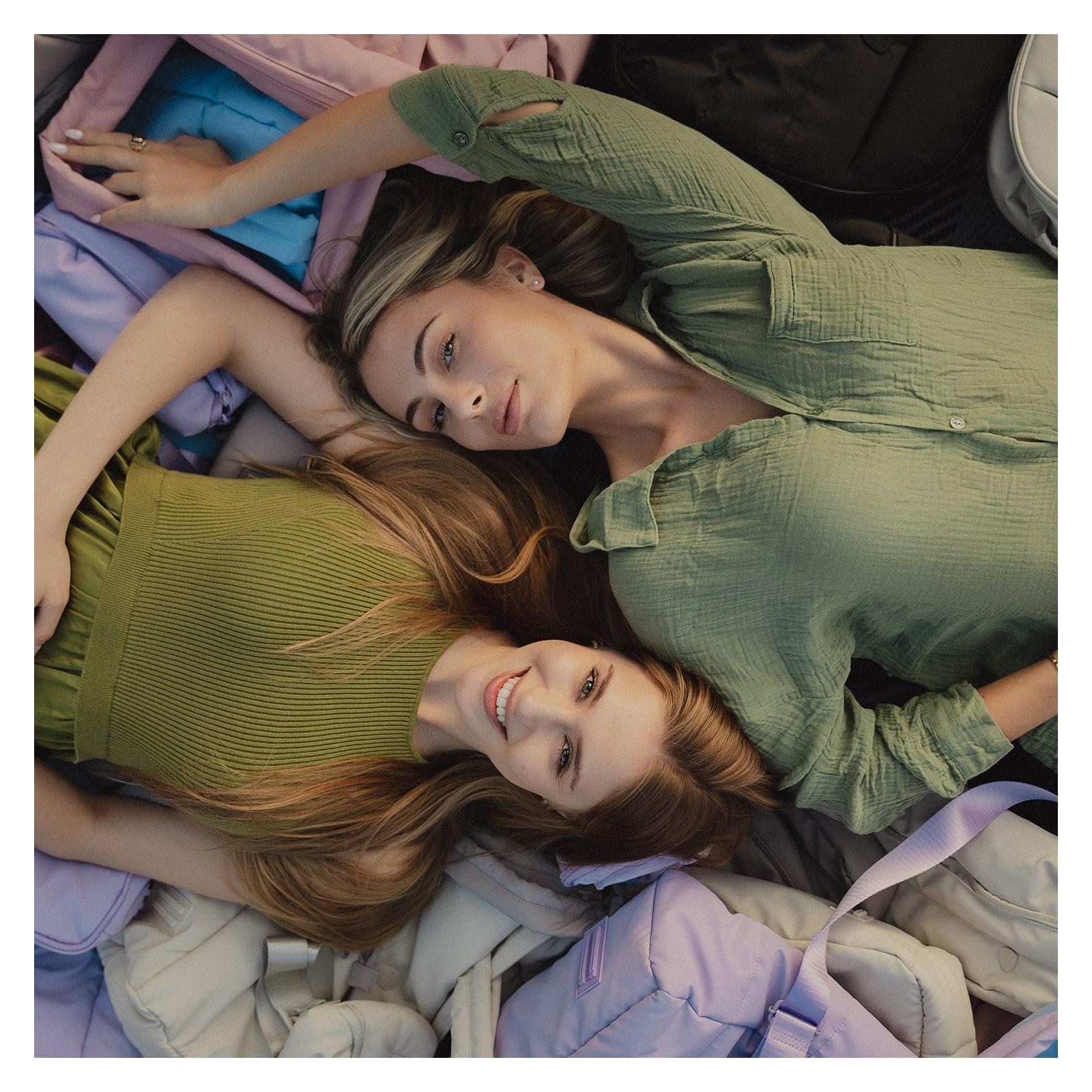 Elegantní dámský batoh do města Heys Puffer Backpack Light Blue