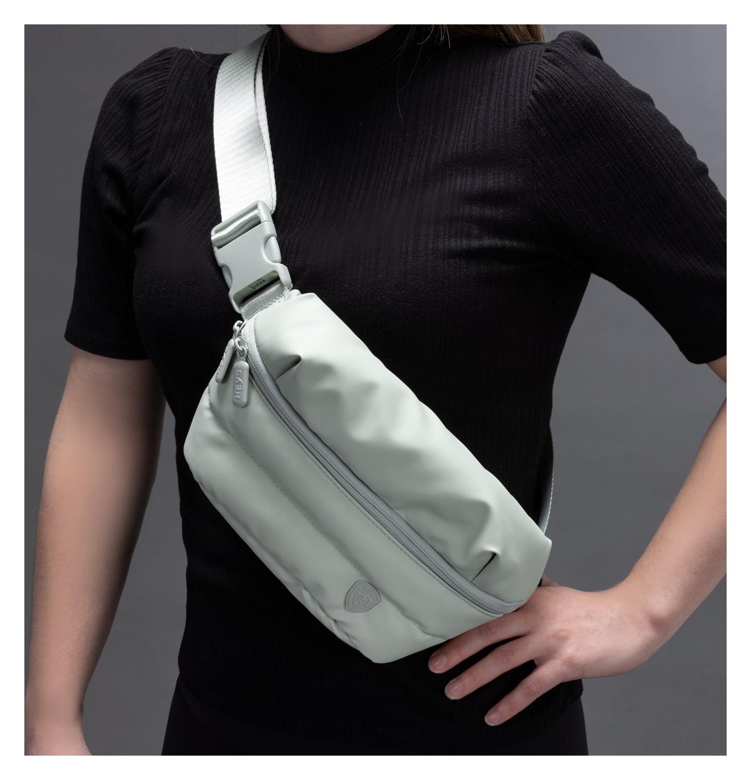 Dámská ledvinka Heys Puffer Mini Waist Bag Sage Green