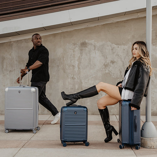 Velký cestovní kufr na kolečkách Heys Cruze L Silver