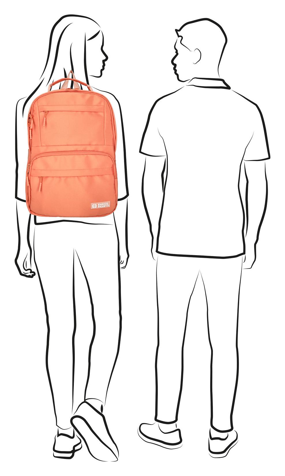 Batoh na notebook Enrico Benetti Aruba 62156 Apricot