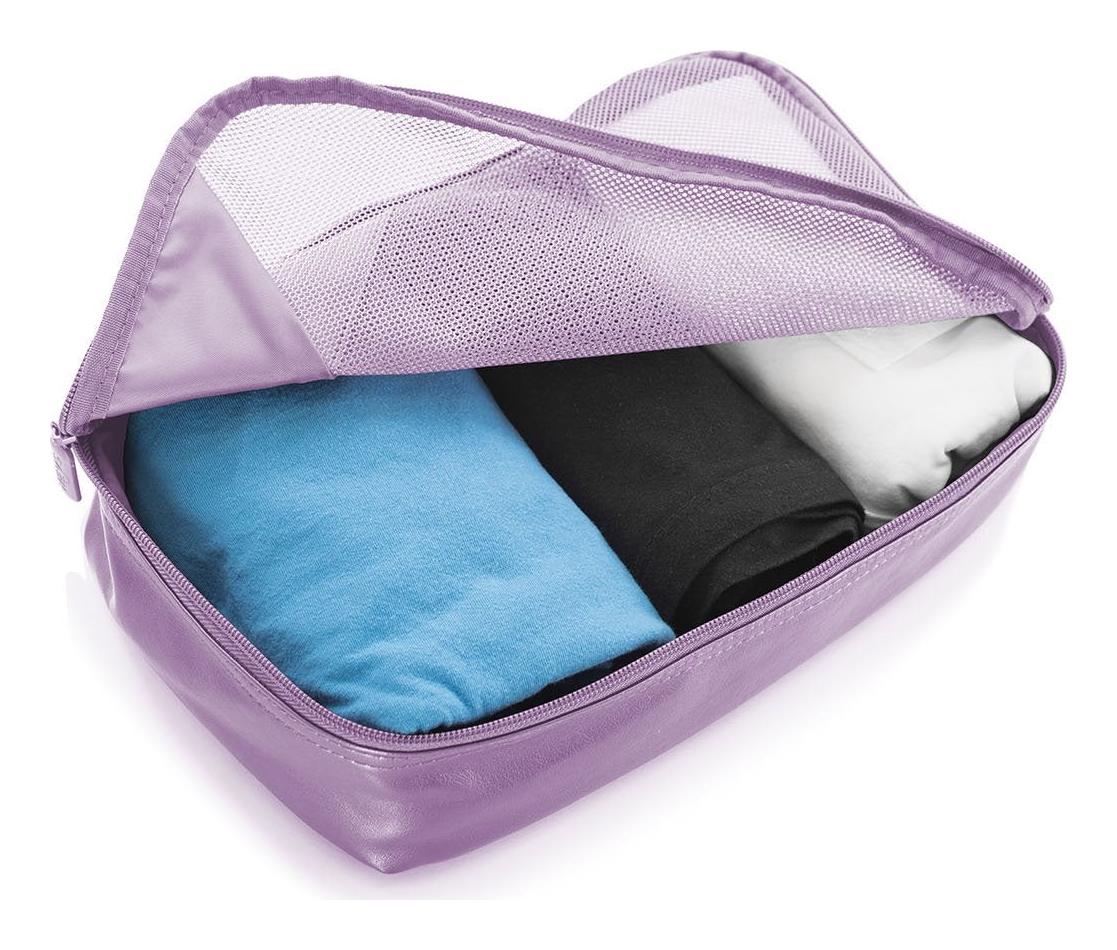 Cestovní organizéry Heys Metallic Packing Cube 5pc Lilac (obrázek 3)