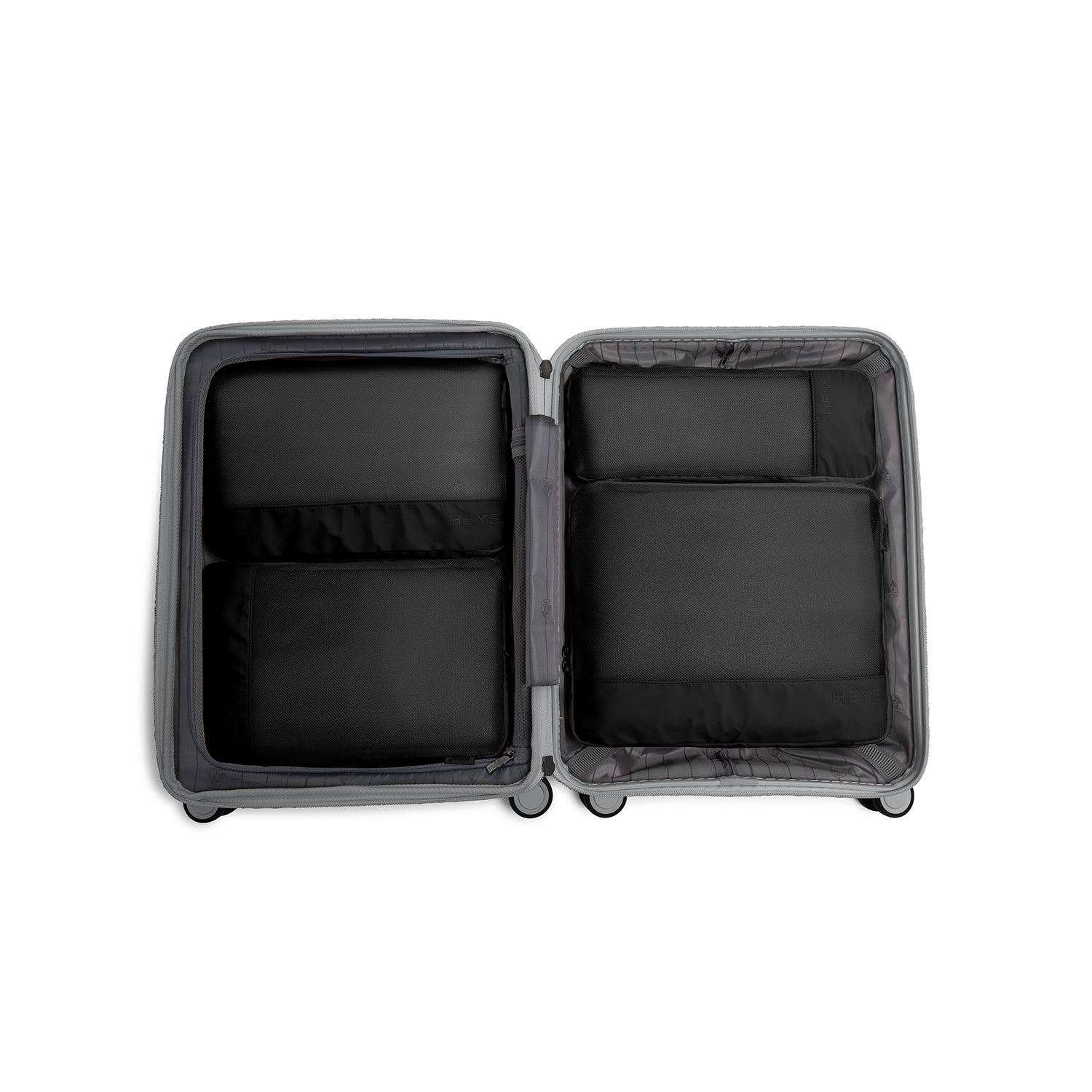 Cestovní organizéry Heys Ecotex Compression Packing Cube 4 Pc Set Black Onyx (obrázek 4)