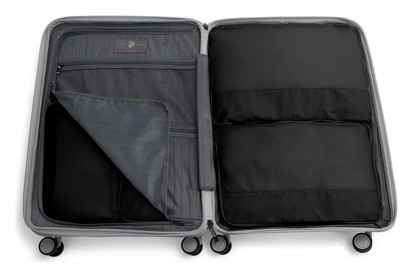 Cestovní organizéry Heys Ecotex Packing Cube 5 Pc Set Black Onyx (obrázek 4)