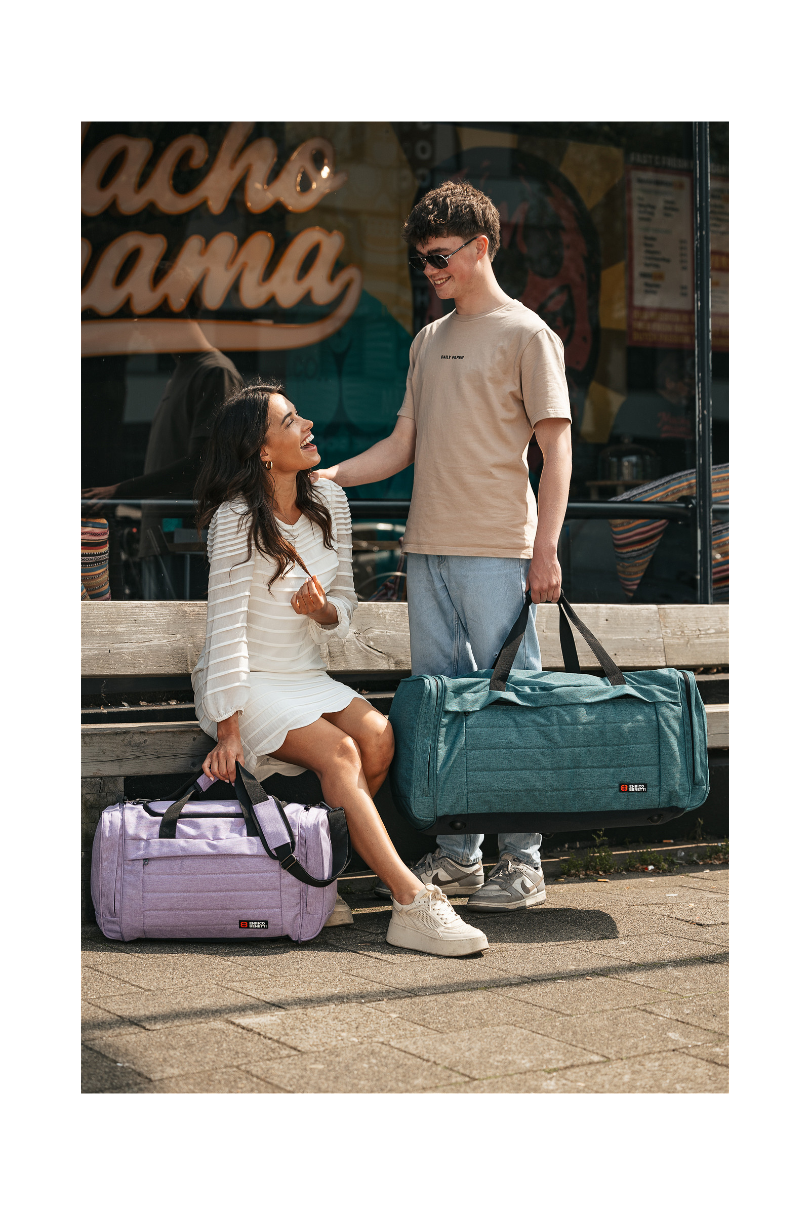 Cestovní taška Enrico Benetti Montevideo 35329 Lilac (obrázek 4)