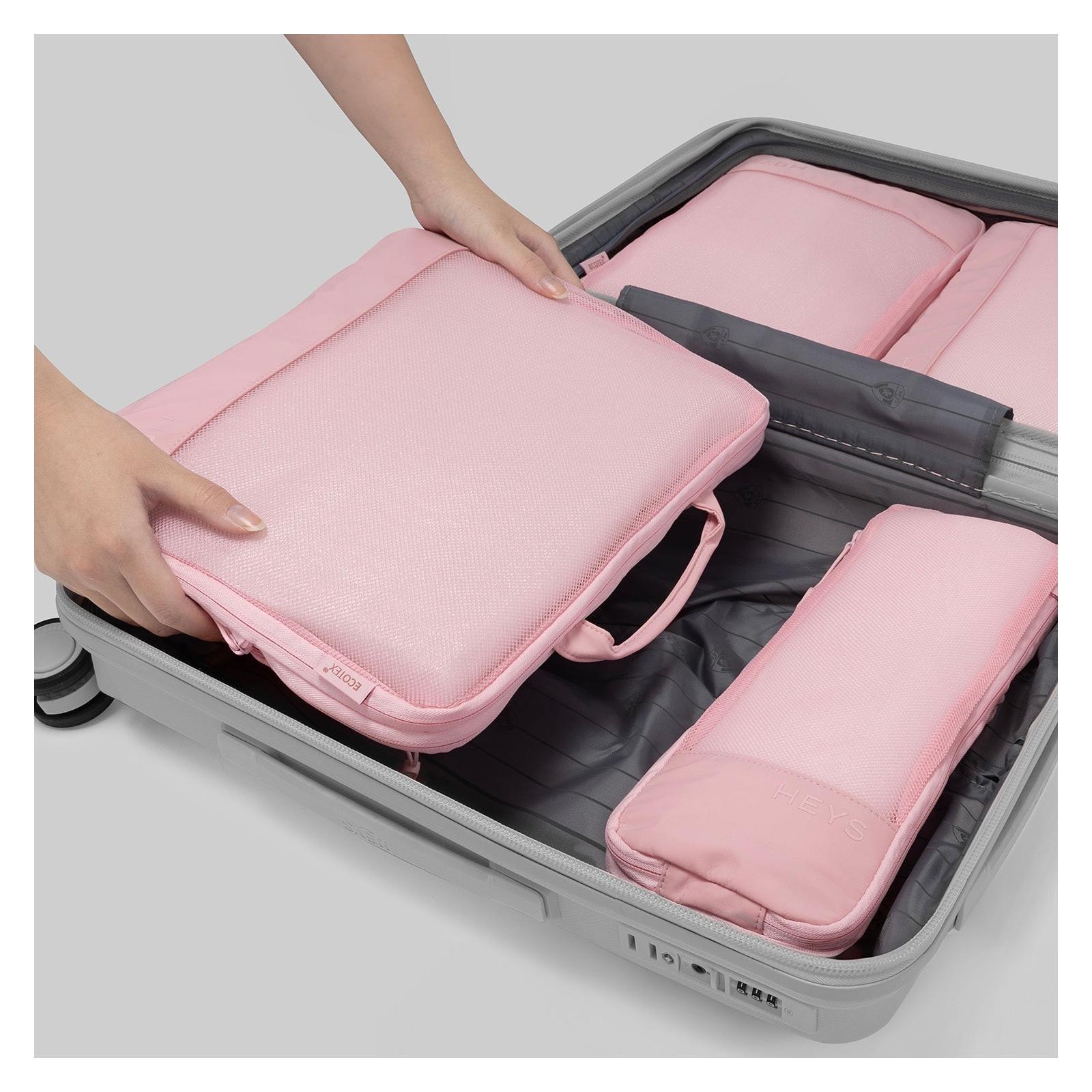 Cestovní organizéry Heys Ecotex Compression Packing Cube 4 Pc Set Red Maple (obrázek 5)