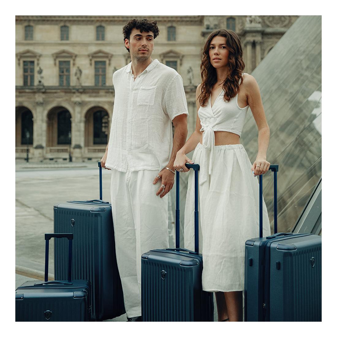 Velký cestovní kufr na kolečkách Heys Luxe L Silver (obrázek 5)