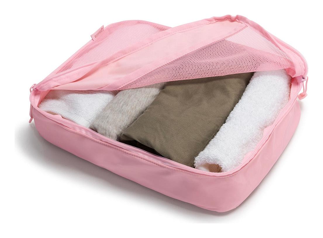 Cestovní organizéry Heys Ecotex Packing Cube 5 Pc Set Pink Sand (obrázek 5)