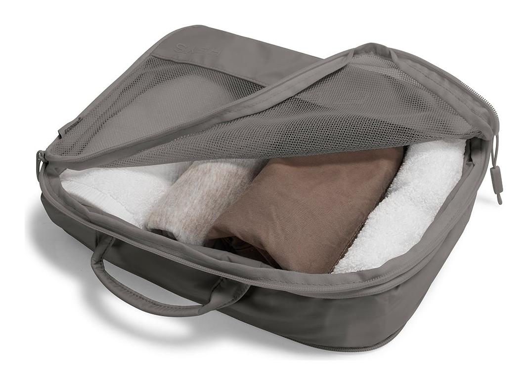 Cestovní organizéry Heys Ecotex Compression Packing Cube 4 Pc Set Grey Stone (obrázek 6)