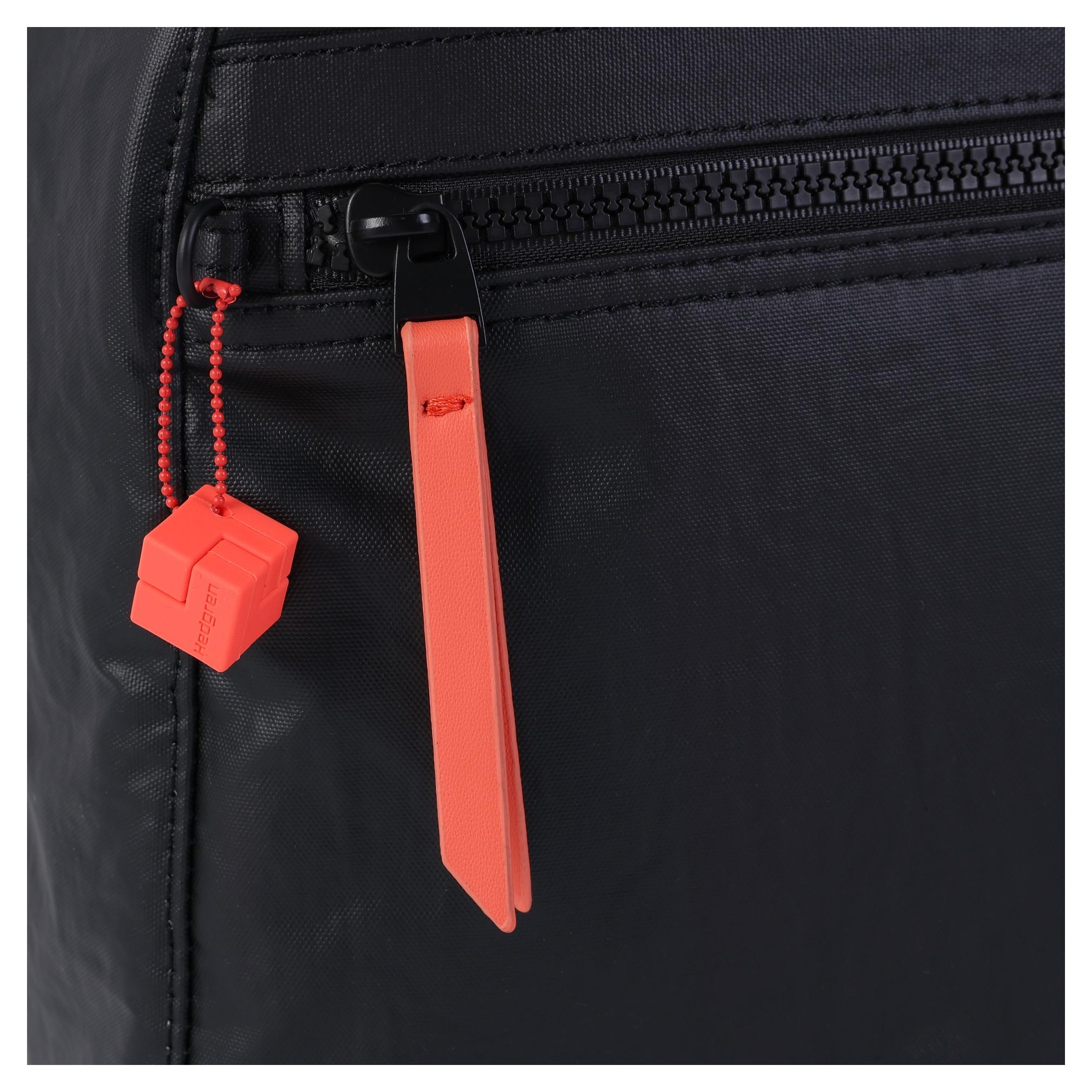 Hedgren Vogue S Creased Black/Coral - Image 6