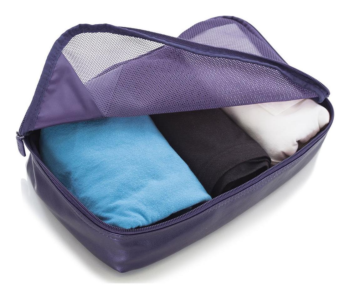 Heys Metallic Packing Cube 5pc Navy - Image 3