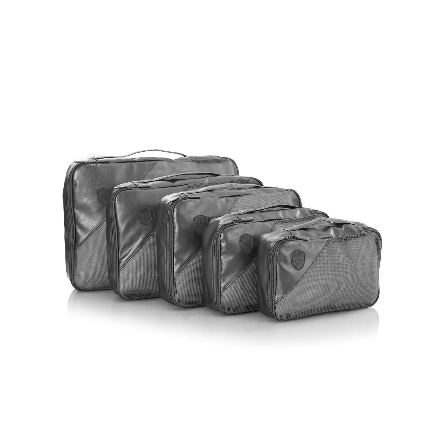 E-shop Heys Metallic Packing Cube 5pc Charcoal