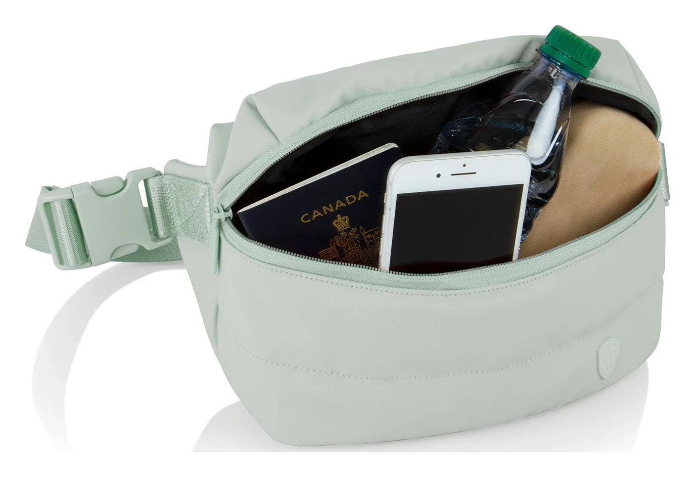 Dámská ledvinka Heys Puffer Waist Bag Sage Green - Obrázek 5