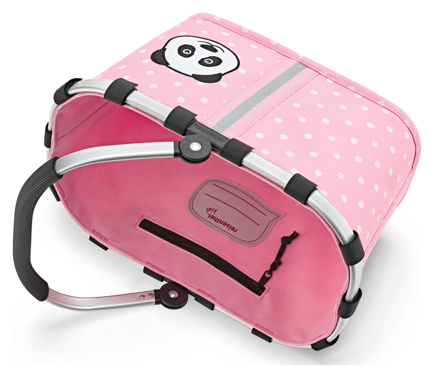 Reisenthel Carrybag XS Kids Panda Dots Pink - Image 3