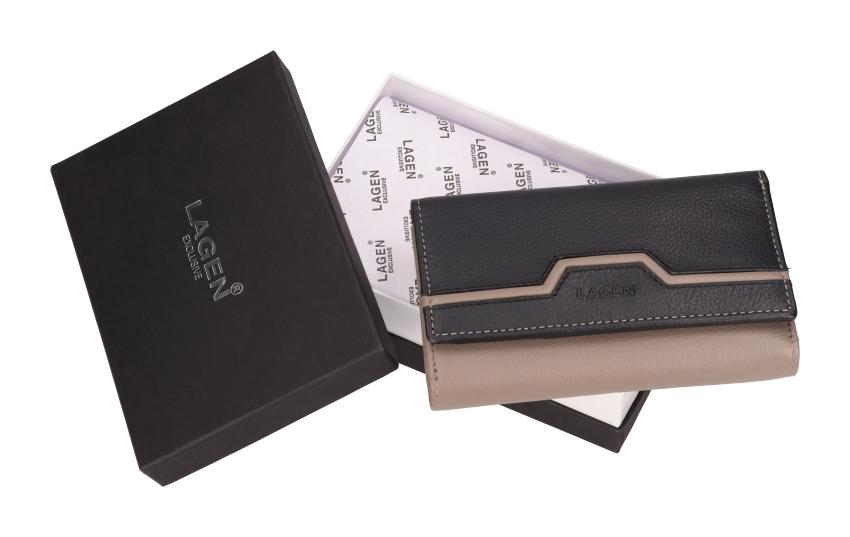 Lagen BLC/5375/422 Taupe/Black - Image 6