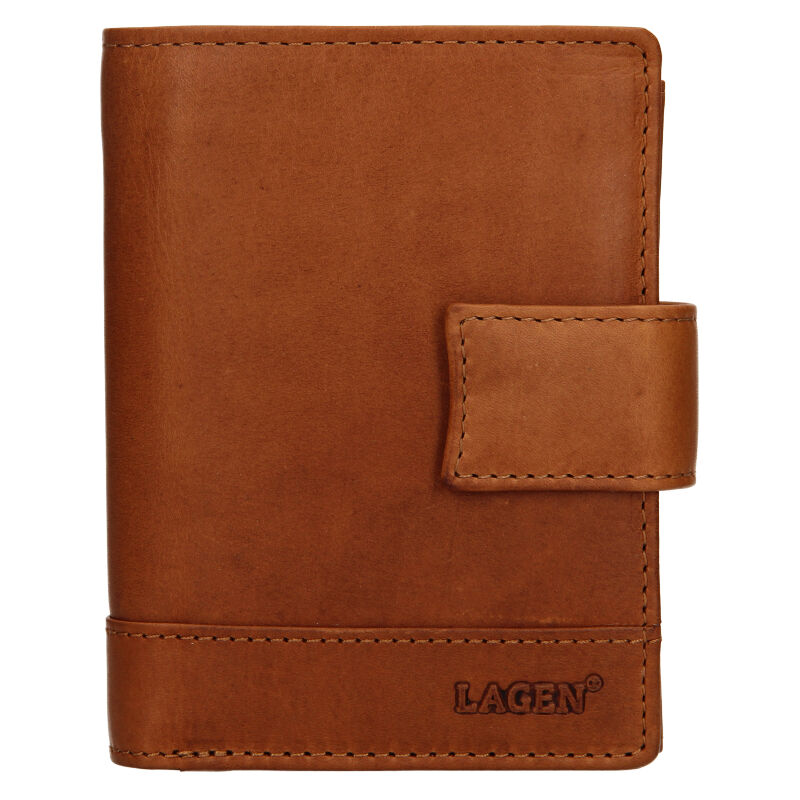 E-shop Lagen pánská peněženka kožená V-27/V Brown