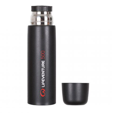 Lifeventure TiV Vacuum Flask 500 ml Black - Image 3